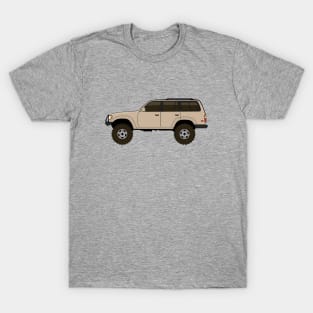 fj80 Land Cruiser tan T-Shirt